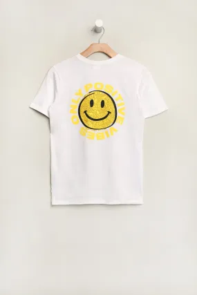 T-Shirt Imprimé Positive Vibes Arsenic Junior