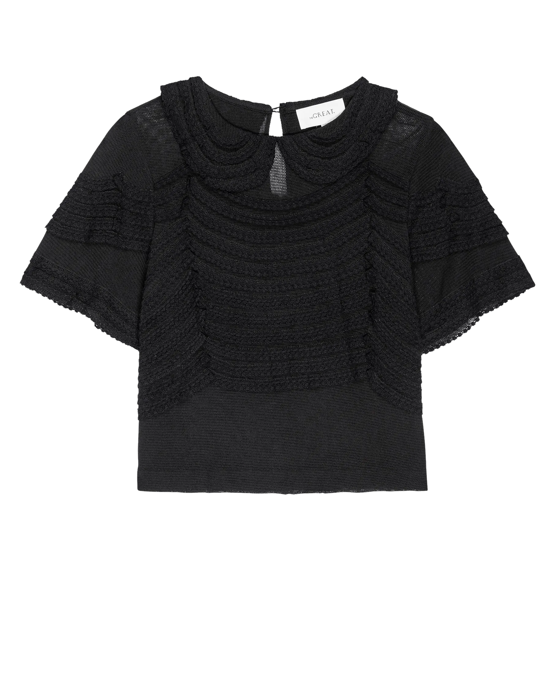 The Rosebud Top. -- Black