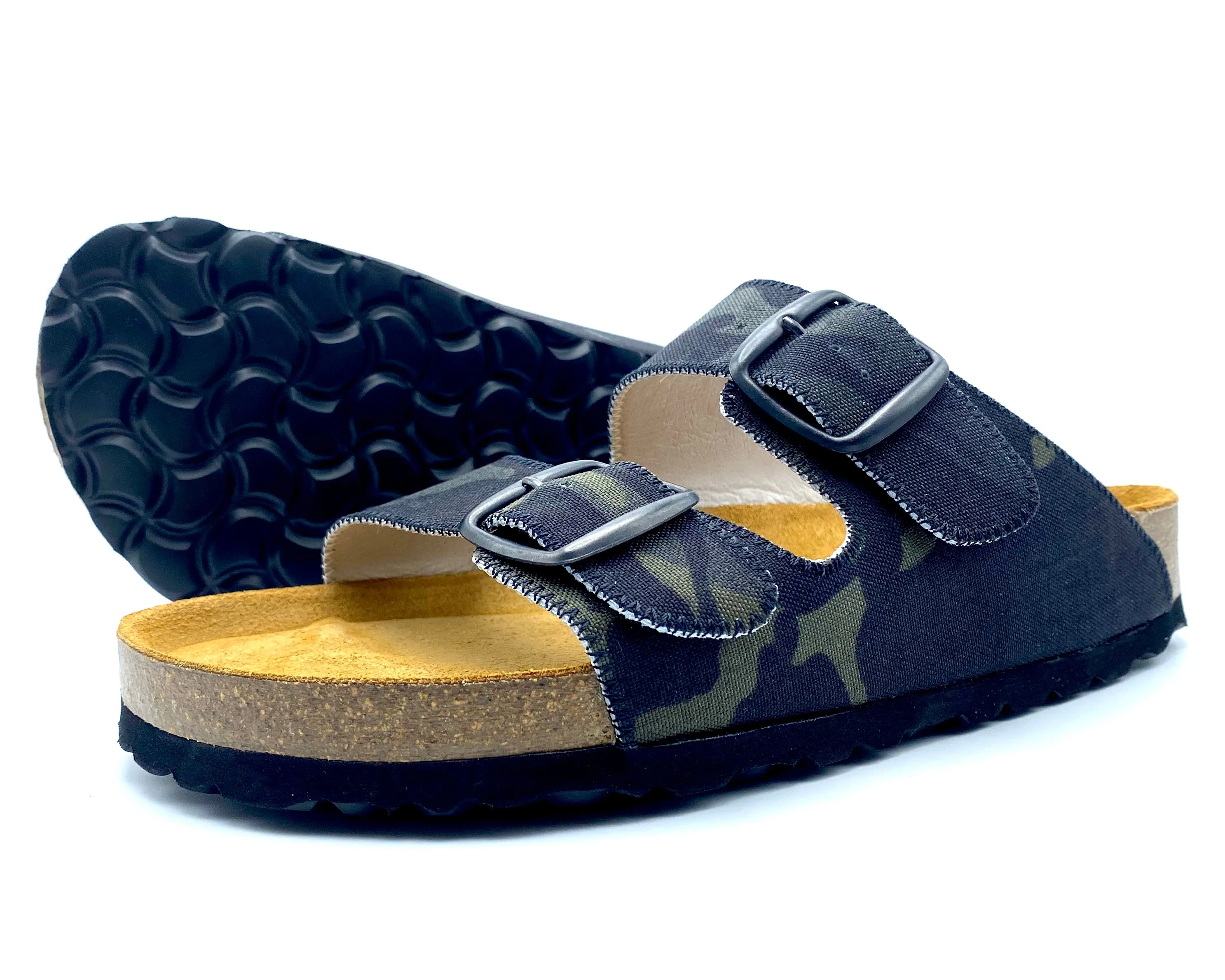 Thora 2-buckle Sandals | MultiCam Black Camouflage