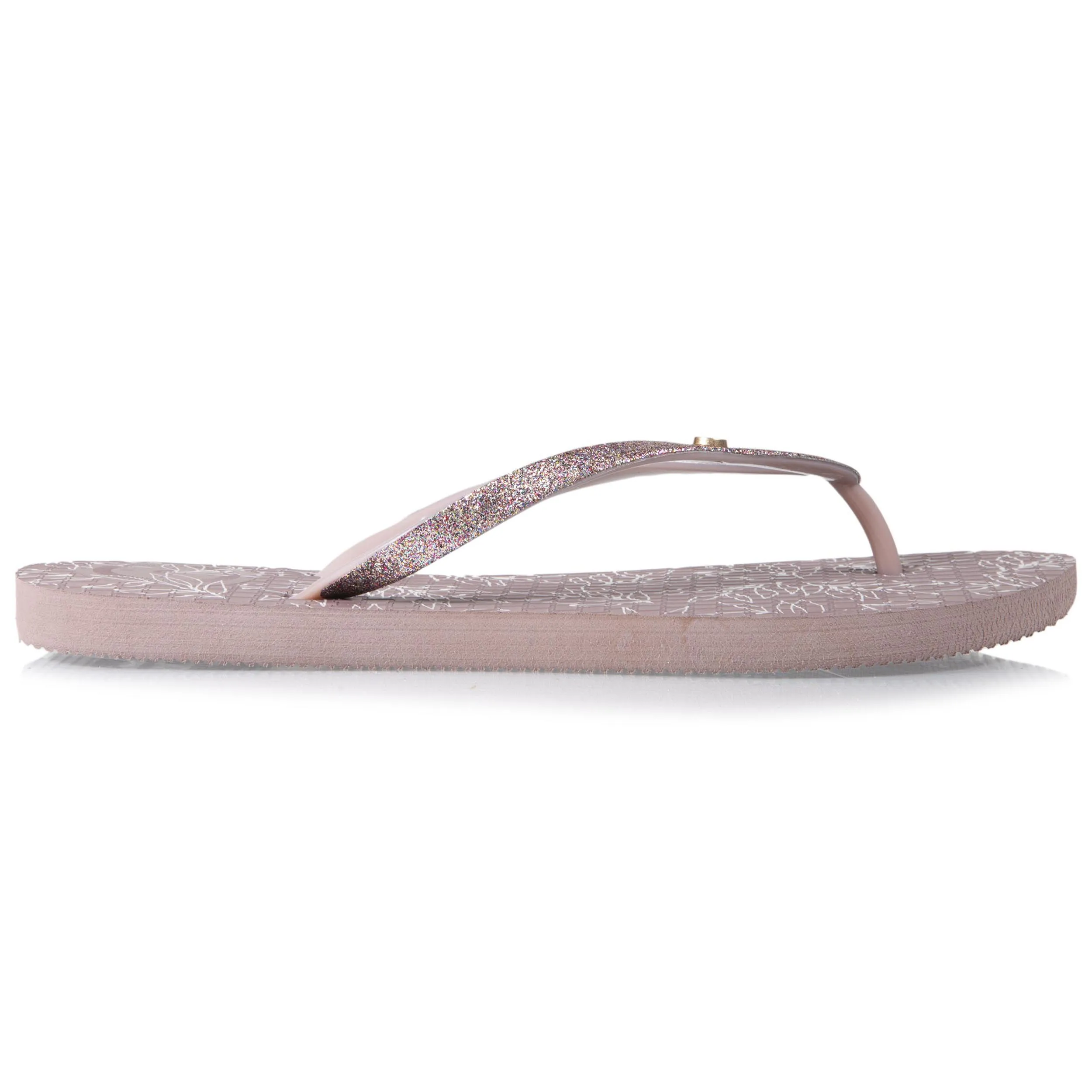 Tongs Femme imprimé Taupe foncé