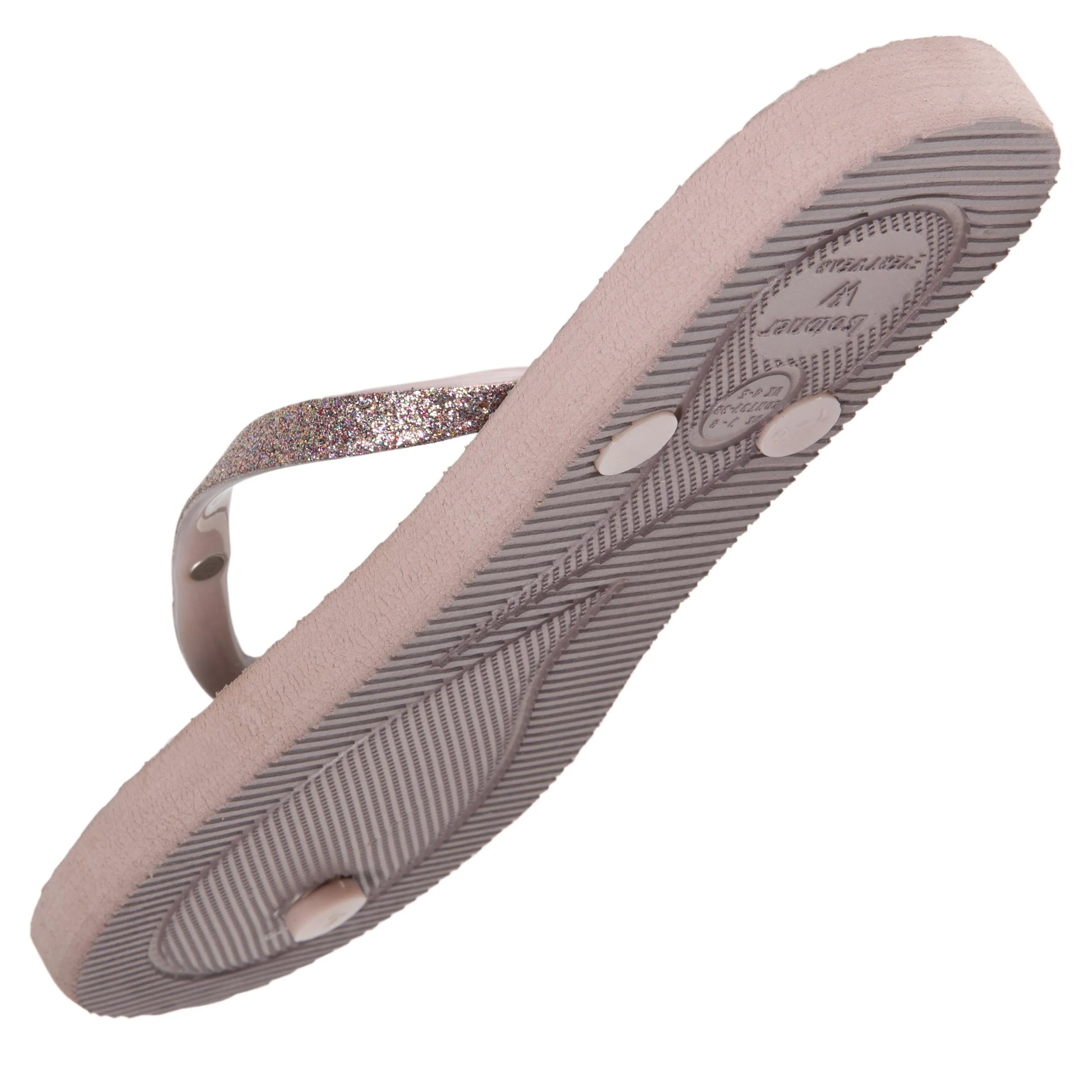 Tongs Femme imprimé Taupe foncé