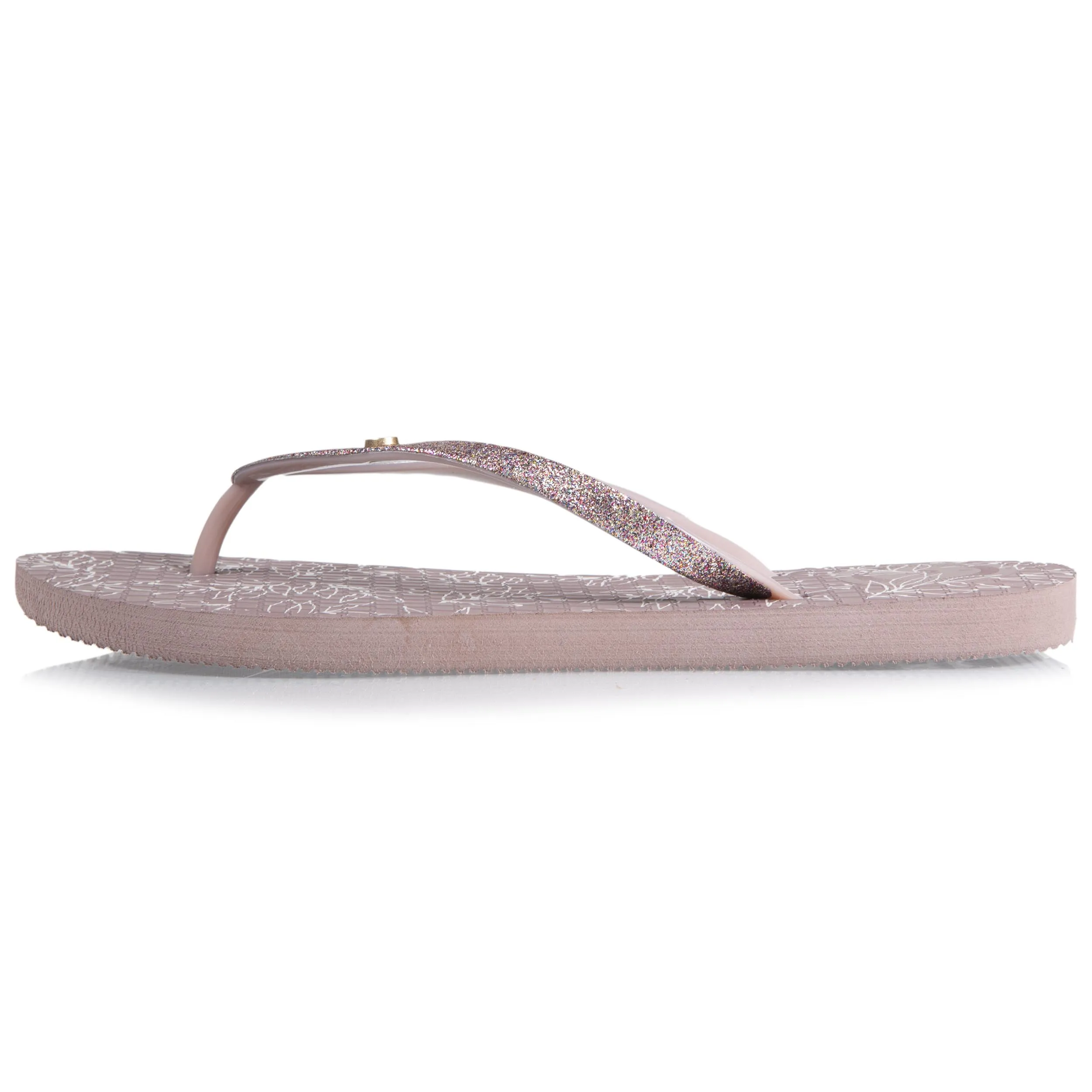 Tongs Femme imprimé Taupe foncé