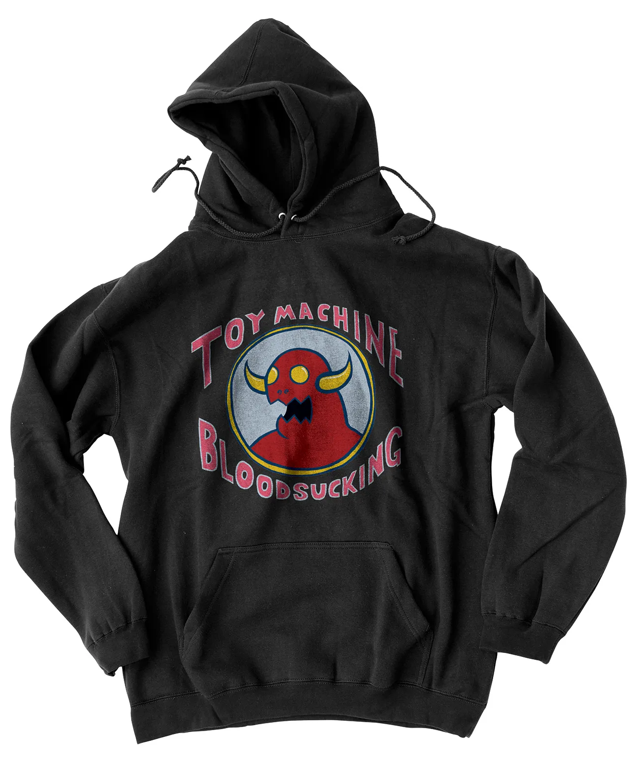 TOY MACHINE SWEAT TALL HO MONSTER HOOD BLACK