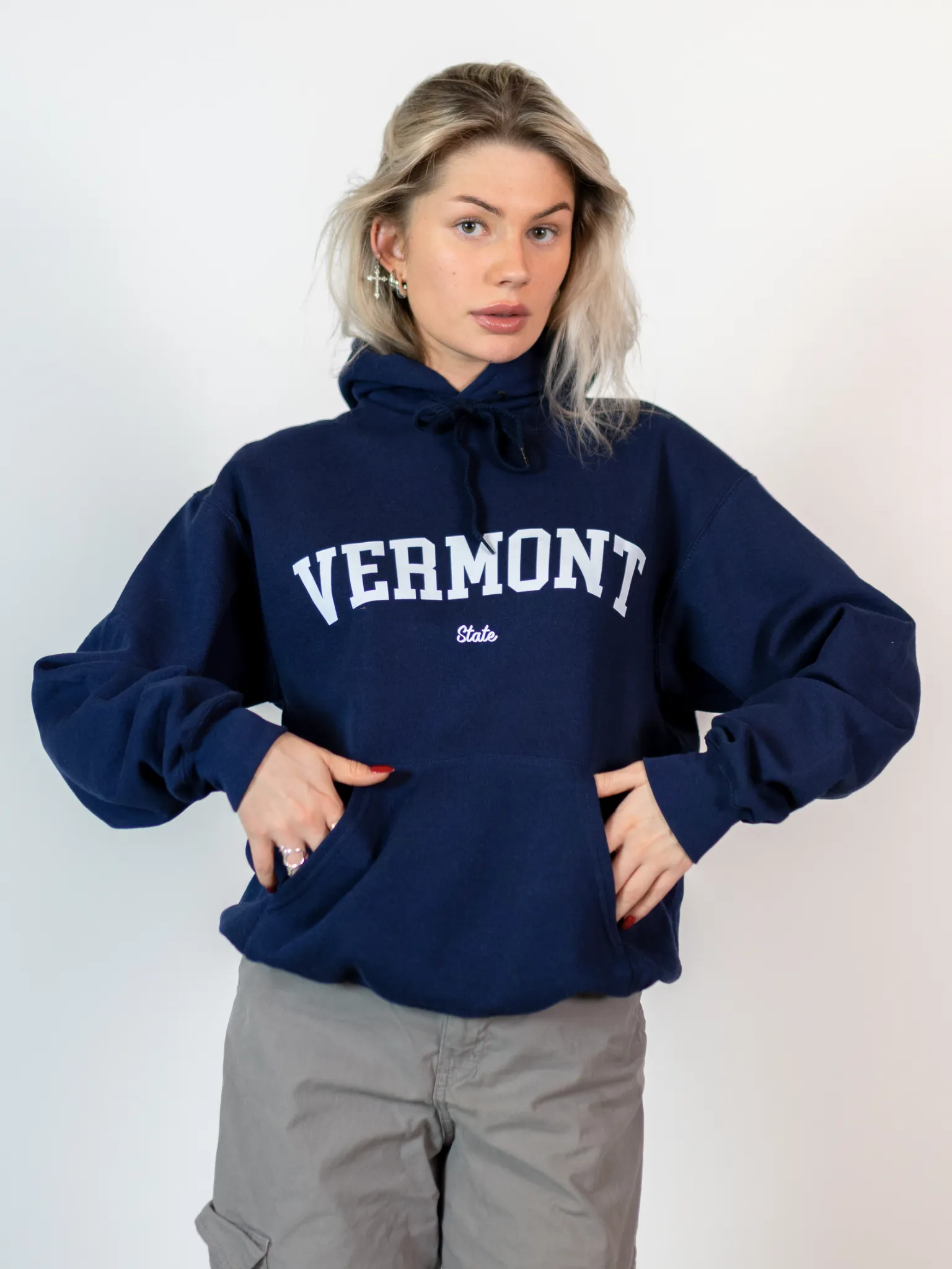 VERMONT STATE HOODIE - MARIN