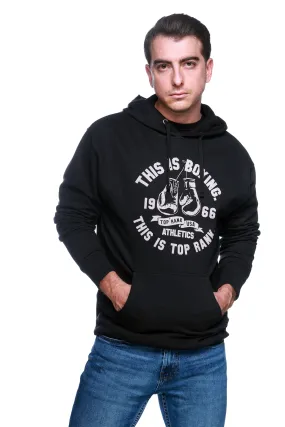 Vintage Top Rank Black Pullover Hoodie