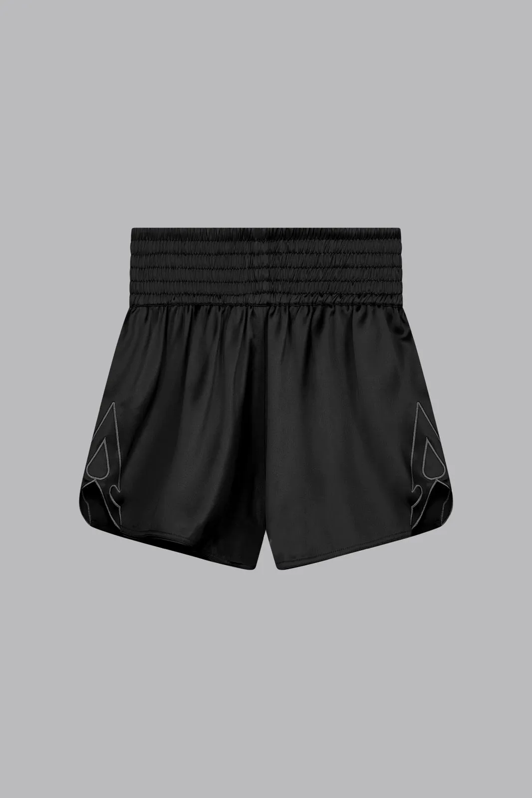 V_SATYN 3" BOXING SHORTS - Black