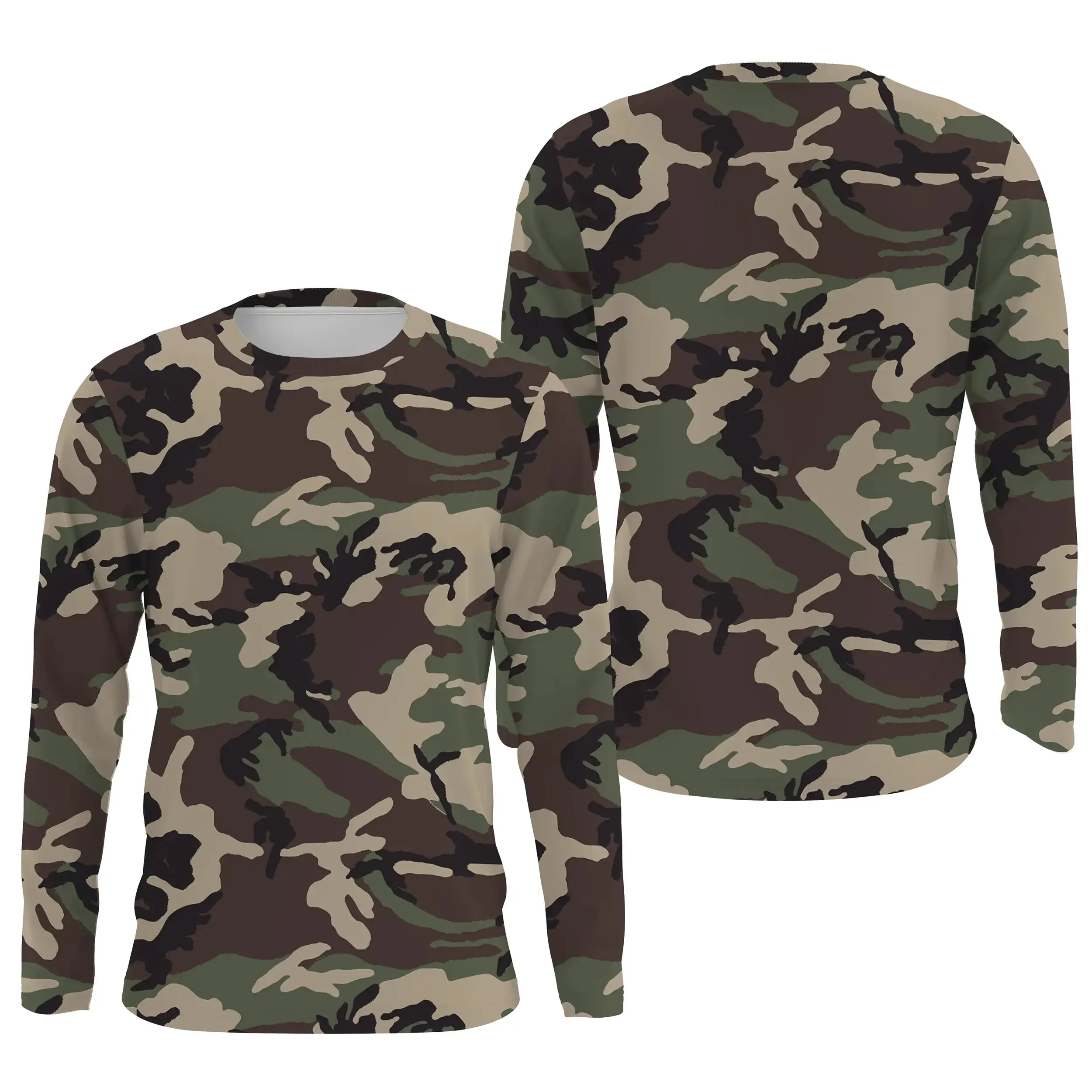 Vêtements Camouflage Pêche et Chasse, Cadeau Pêcheur, Chasseur, T-shirt Camouflage, Sweat à Capuche Anti-UV - CT06072230