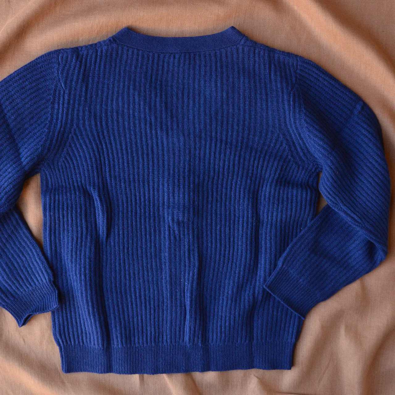 Women's Lambswool Cardigan - Royal Blue (Teens-Womens S)  *Last One!